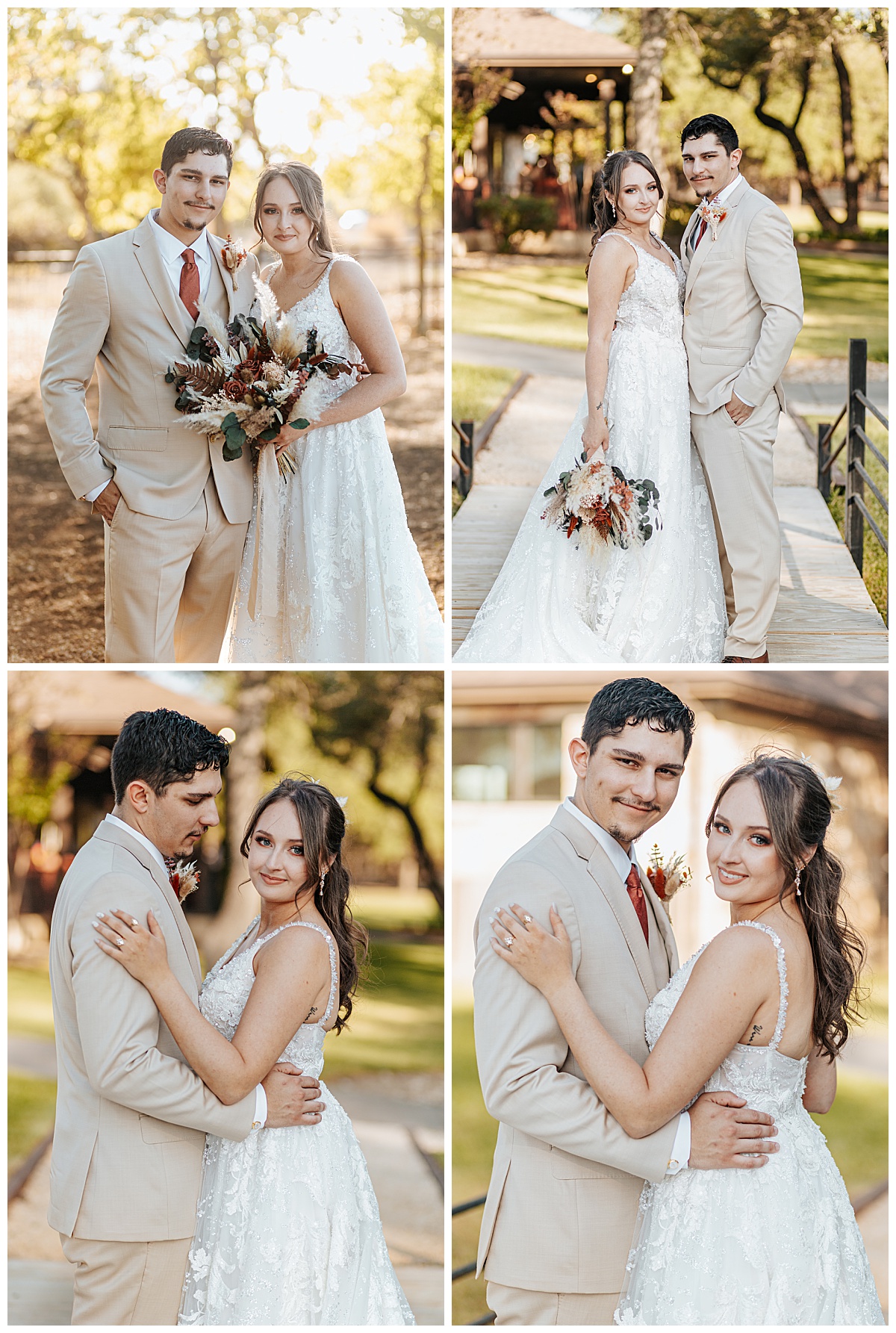 Couple stands together by Austin wedding photographer