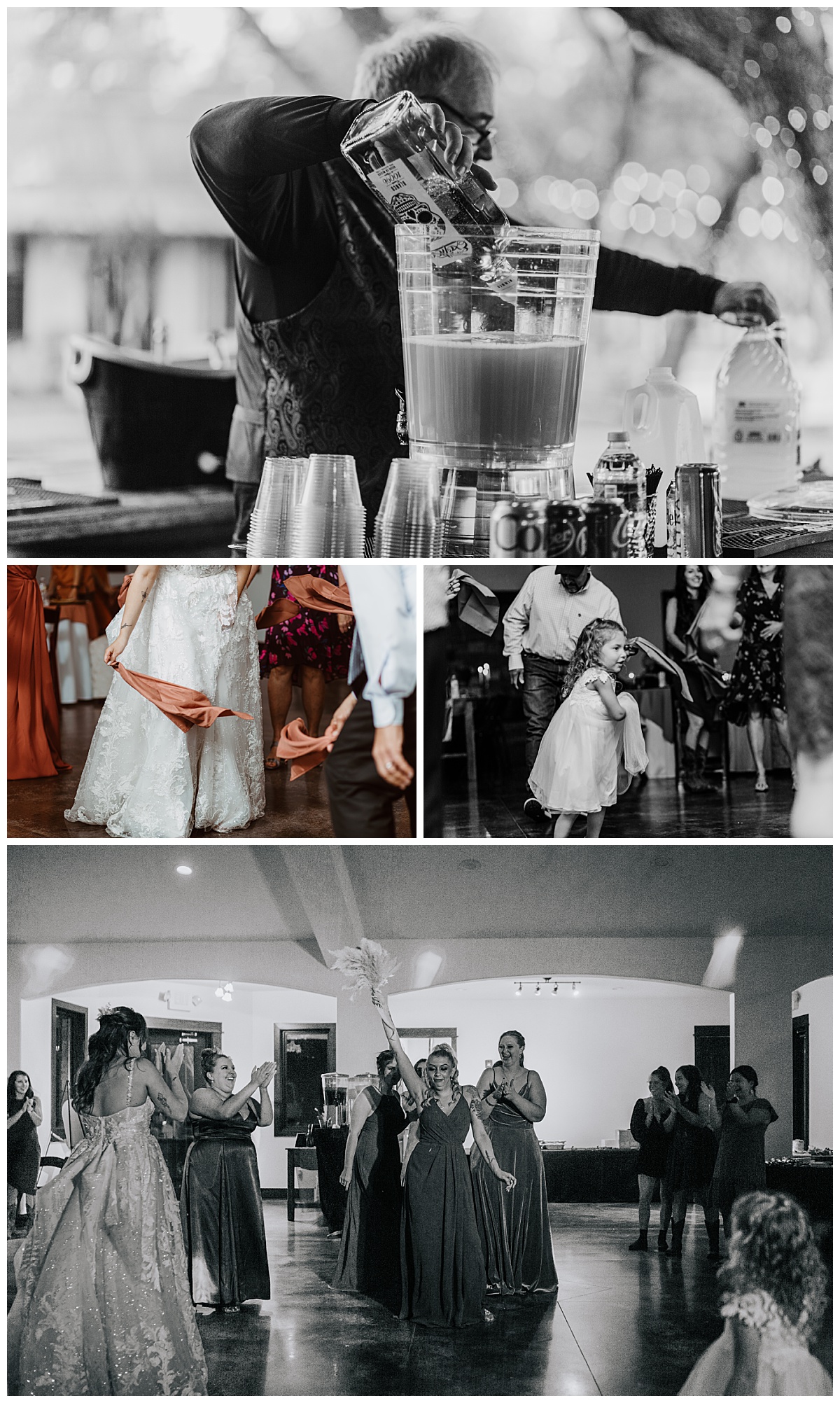 Guests enjoy reception by Austin wedding photographer